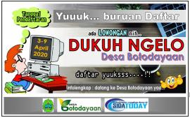 Yuk Warga Condong daftar Lowongan Dukuh  NGELO